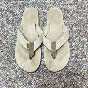 Women’s Rainbow Hemp Flip Flops